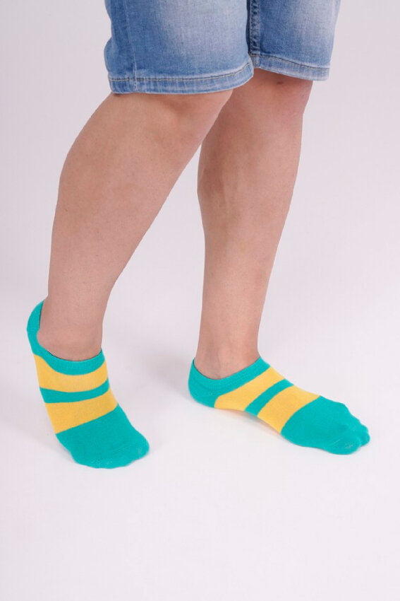 The Socks 3 Çift Desenli Erkek Patik Çorap (157P) Renkli Erkek Çorap - 3