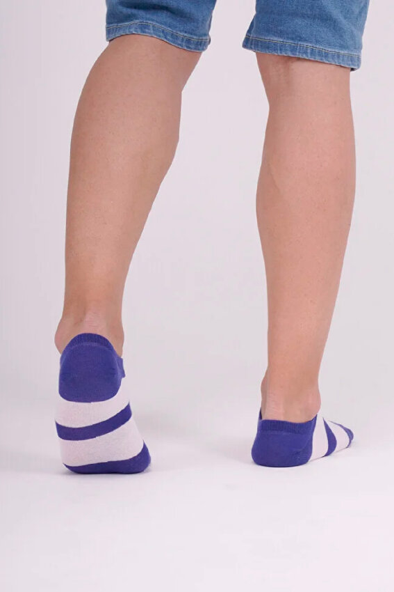 The Socks 3 Çift Desenli Erkek Patik Çorap (157P) Renkli Erkek Çorap - 4