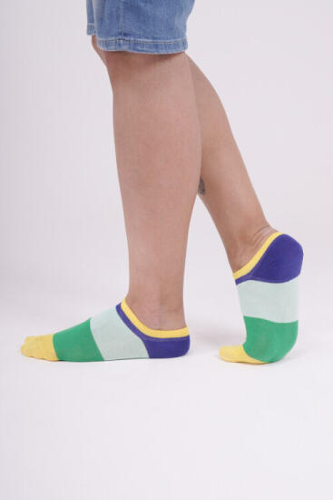 The Socks 3 Çift Desenli Erkek Patik Çorap (158P) Renkli Erkek Çorap - 3