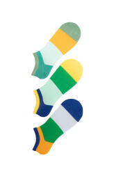 The Socks 3 Çift Desenli Erkek Patik Çorap (158P) Renkli Erkek Çorap - 5