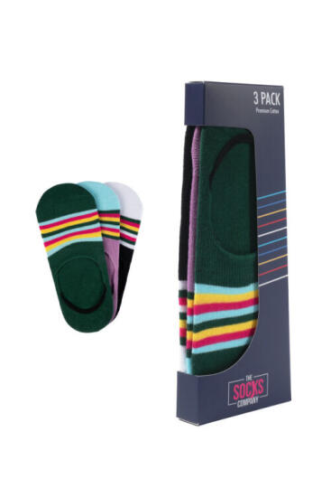 The Socks 3 Çift Desenli Kadın Babet Çorap (160P) Renkli Kadın Çorap - 1
