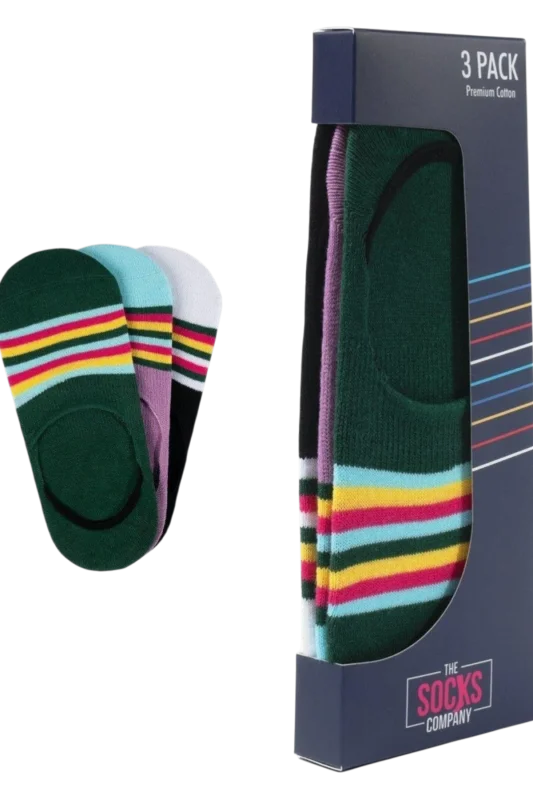 The Socks 3 Çift Desenli Babet (160P) Renkli Kadın Çorap - 1