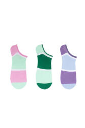 The Socks 3 Çift Desenli Kadın Görünmez Çorap (162P) Renkli Kadın Çorap - 2