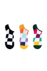 The Socks 3 Çift Desenli Kadın Görünmez Çorap (163P) Renkli Kadın Çorap - 2