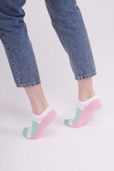 The Socks 3 Çift Desenli Kadın Patik Çorap (166P) Renkli Kadın Çorap - 3