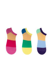 The Socks 3 Çift Desenli Kadın Patik Çorap (169P) Renkli Kadın Çorap - 1