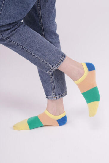 The Socks 3 Çift Desenli Kadın Patik Çorap (169P) Renkli Kadın Çorap - 3