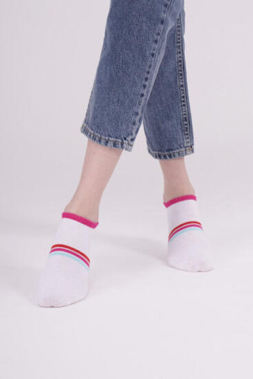 The Socks 3 Çift Desenli Kadın Patik Çorap (170P) Renkli Kadın Çorap - 2