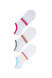 The Socks 3 Çift Desenli Kadın Patik Çorap (170P) Renkli Kadın Çorap - 5
