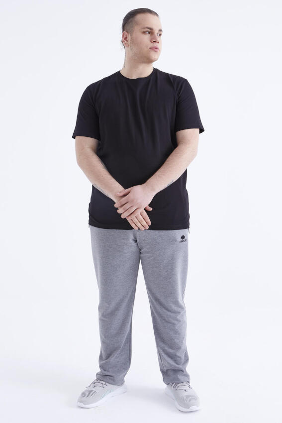 Tommy Life ERKEK BATTAL T-SHİRT O YAKA SİYAH Erkek Tshirt - 2
