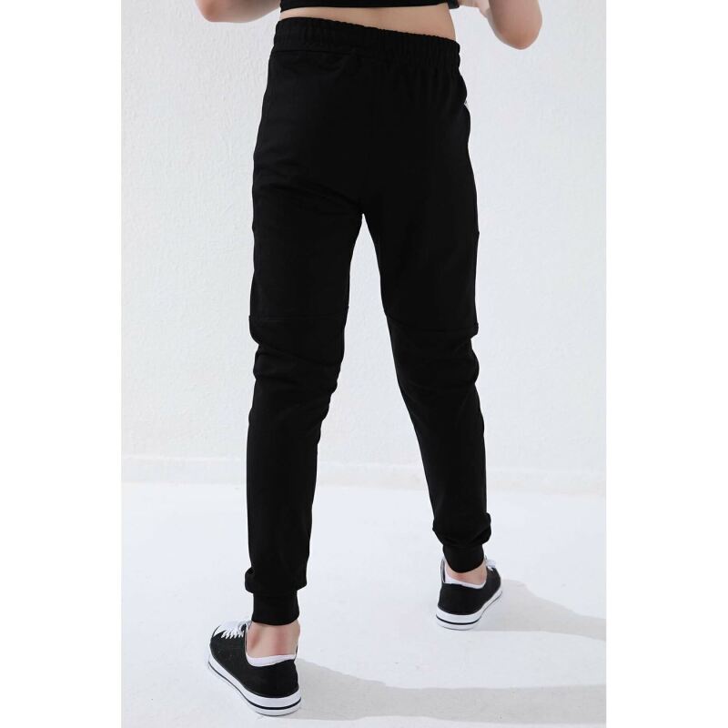 Tommy Life ERKEK GARSON EŞOFMAN JOGGER SİYAH Çocuk Eşofman Altı T07EG-64052-01 - 8