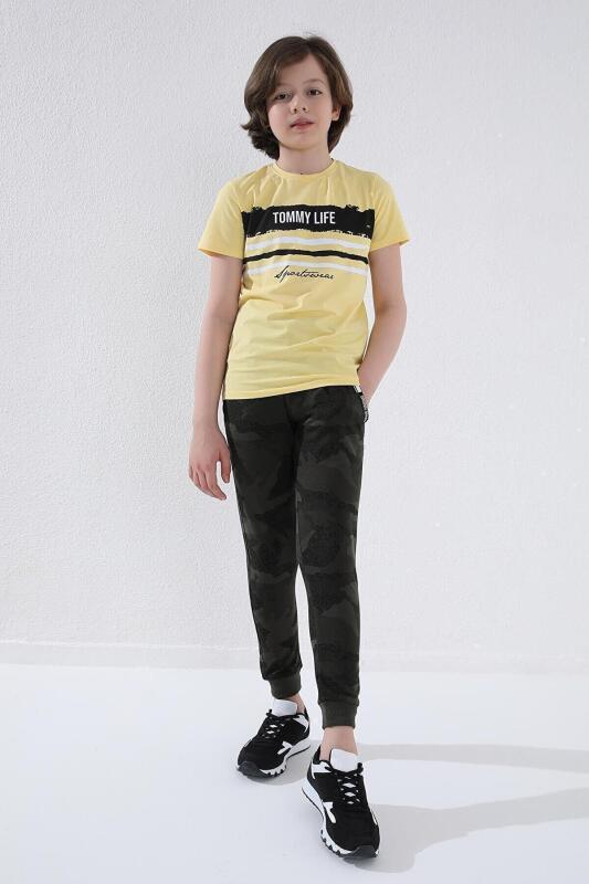 Tommy Life ERKEK GARSON EŞOFMAN JOGGER SİYAH Çocuk Eşofman Altı T07EG-64053-174 - 1