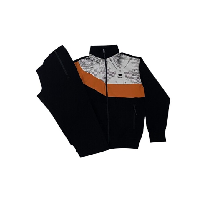 Tommy Life Erkek Garson Eşofman Takım Ceket/Jogger Çocuk Eşofman Takımı - 1