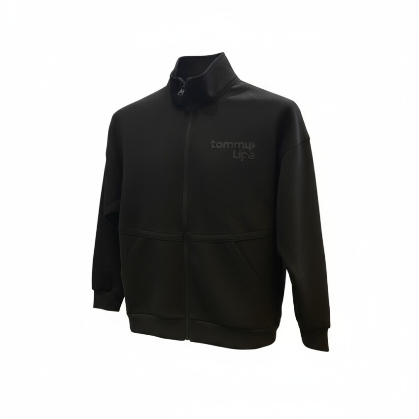 Tommy Life Garson Ceket/Jogger Siyah Çocuk Eşofman Takımı - 2