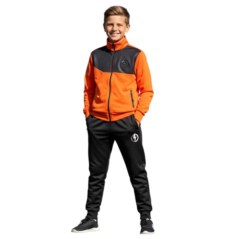 Tommy Life Garson Ceket/Jogger Turuncu Çocuk Eşofman Takımı - 1
