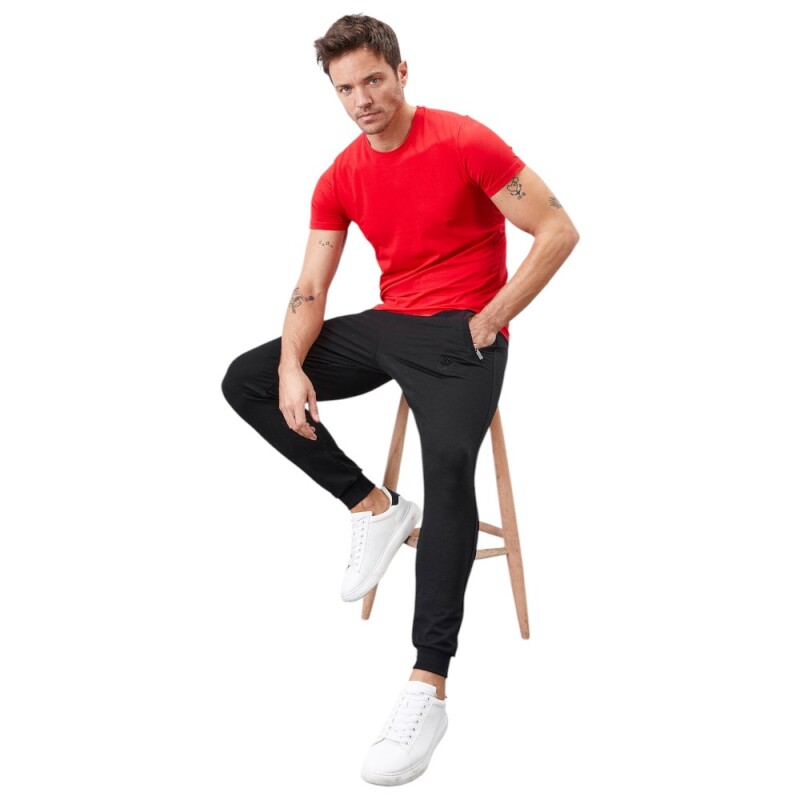 Tommy Life Jogger Siyah Erkek Eşofman Altı - 3