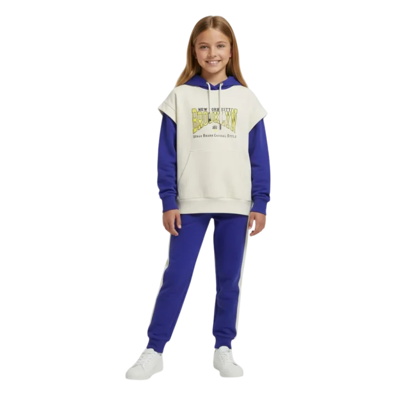 Tommy Life Garson Oversize Sweat/Jogger Çocuk Eşofman Takımı - 1