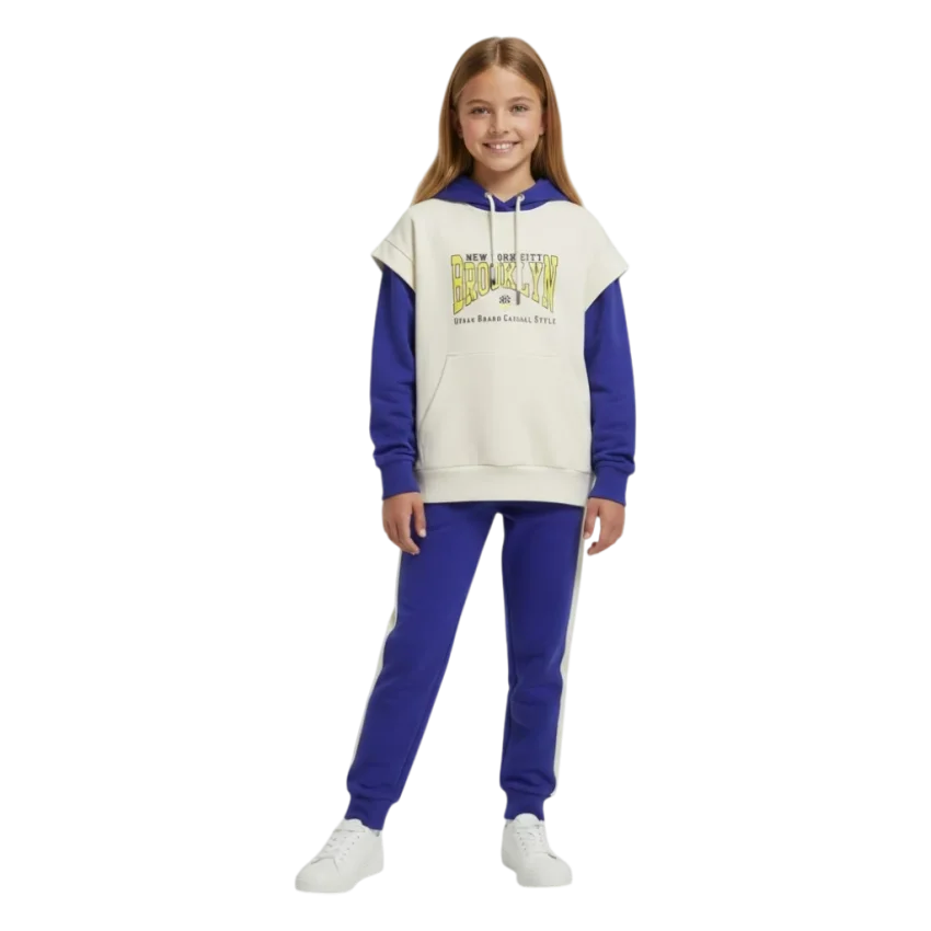 Tommy Life Garson Oversize Sweat/Jogger Çocuk Eşofman Takımı - 1