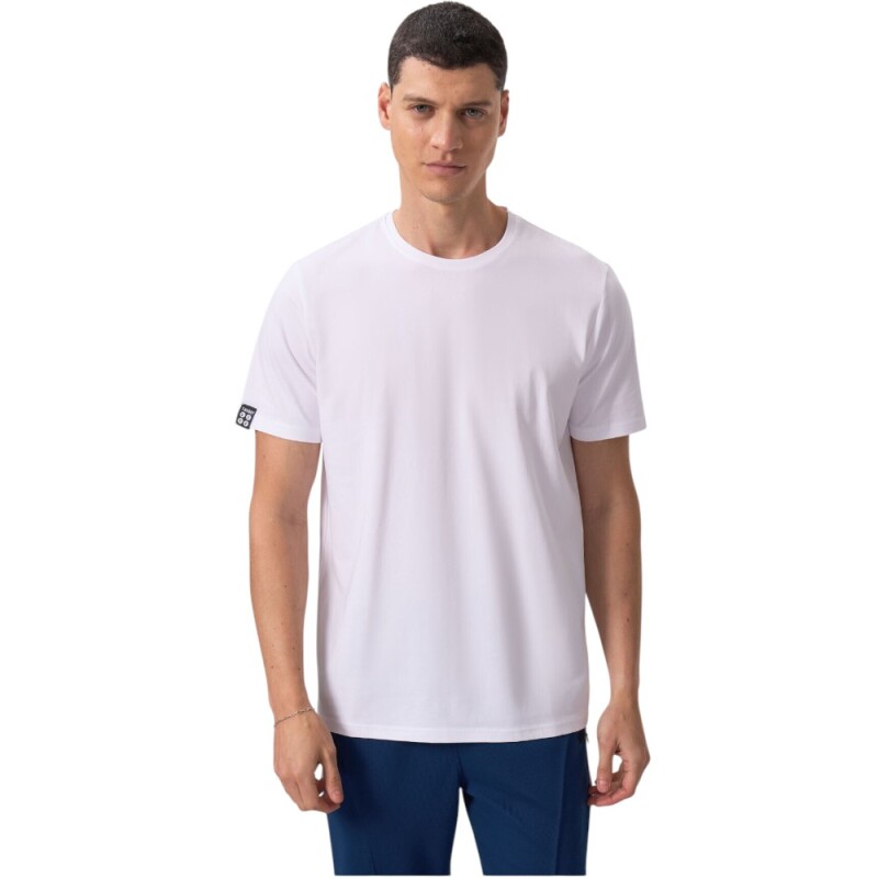 Tommy Life O Yaka Beyaz Erkek Tshirt - 1
