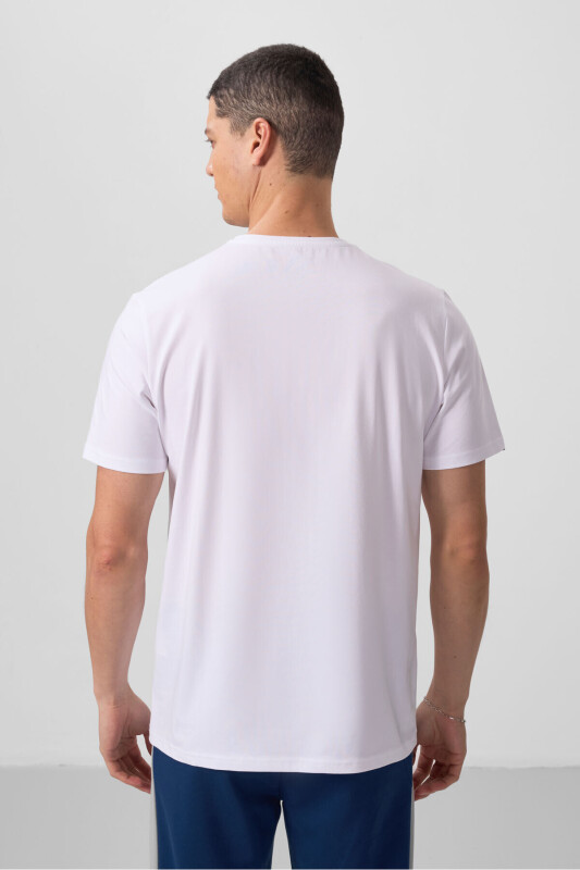 Tommy Life O Yaka Beyaz Erkek Tshirt - 2