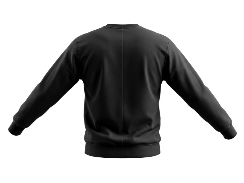 Tommy Life O Yaka Siyah Erkek Sweatshirt - 2