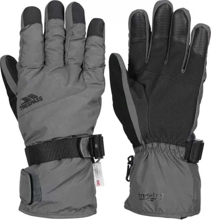 Trespass Ergon II - Adult Gloves Gri Unisex Eldiven - Trespass