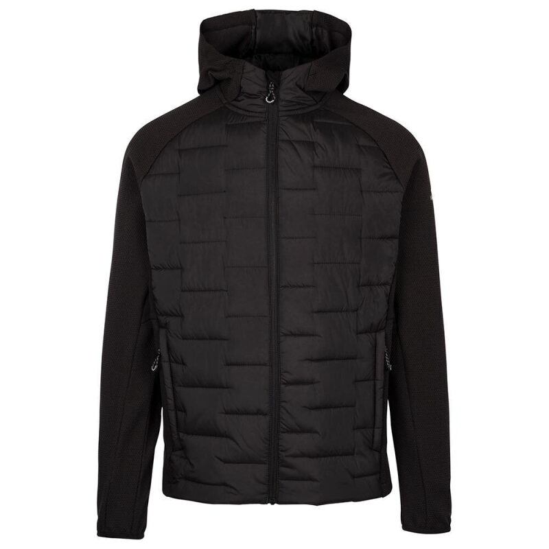 Trespass Heber- Male Hybrid Hoodie Siyah Erkek Sweatshirt - Trespass