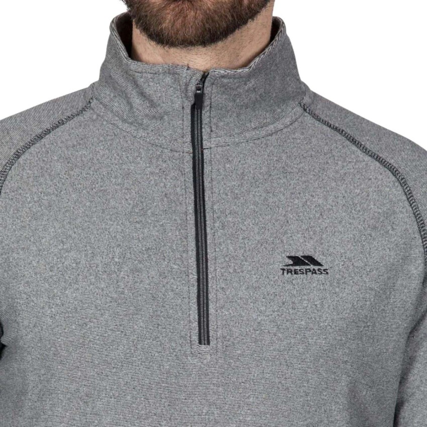 Trespass Keynote - Male Fleece AT100 Siyah Erkek Polar - 4