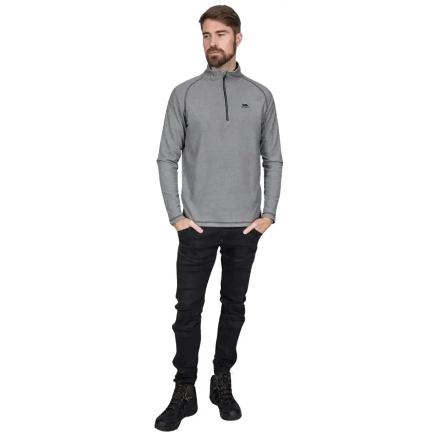 Trespass Keynote - Male Fleece AT100 Siyah Erkek Polar - 6