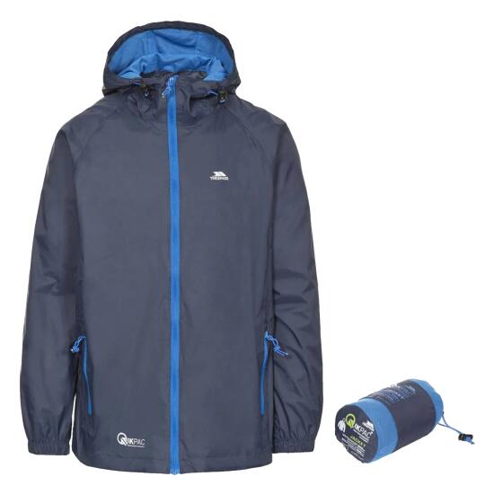 Trespass QIKPAC JACKET - UNISEX PACKAWAY JKT TP75 LACİVERT Unisex Yağmurluk - 5