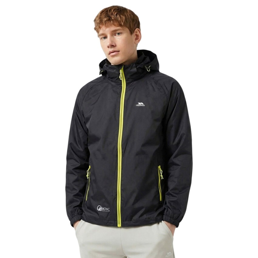 Trespass Qikpac X Siyah Unisex Yağmurluk - 1