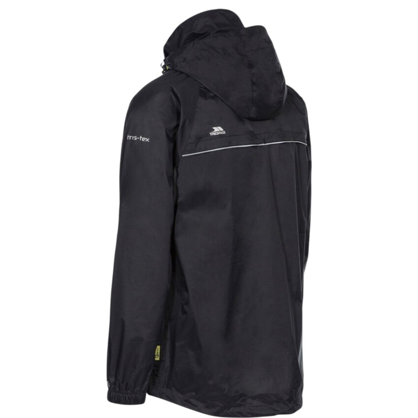 Trespass Qikpac X Siyah Unisex Yağmurluk - 3