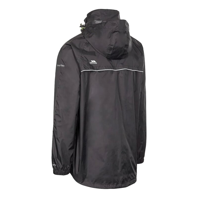 Trespass QIKPAC X - UNISEX PACKAWAY JKT TP75 SİYAH Unisex Yağmurluk - 2