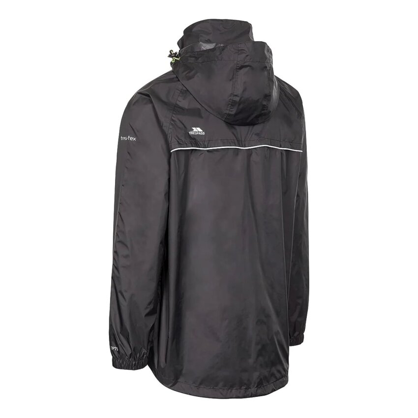 Trespass QIKPAC X - UNISEX PACKAWAY JKT TP75 SİYAH Unisex Yağmurluk - 2