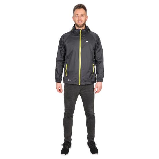 Trespass QIKPAC X - UNISEX PACKAWAY JKT TP75 SİYAH Unisex Yağmurluk - 3