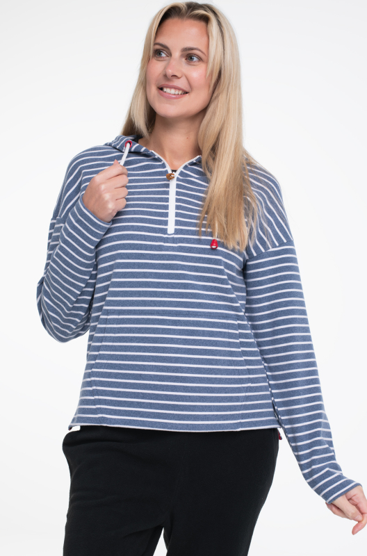 Trespass Softly - Female Casual Hoodie Lacivert Kadın Sweatshirt - Trespass