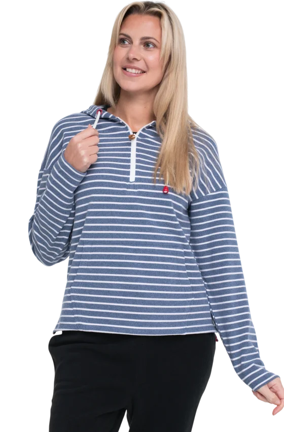 Trespass Softly - Female Casual Hoodie Lacivert Kadın Sweatshirt - 1