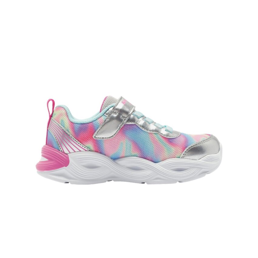 Skechers Twisty Glow - Sorbet Swirl Gri Çocuk Günlük Ayakkabı - 2