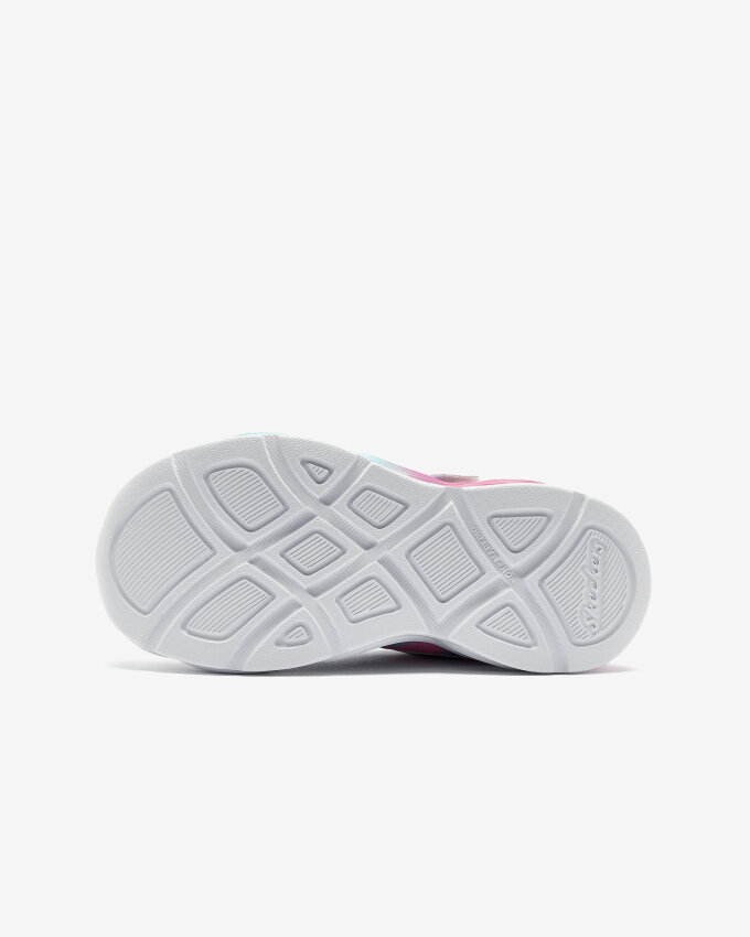 Skechers Twisty Glow - Sorbet Swirl Gri Çocuk Günlük Ayakkabı - 3