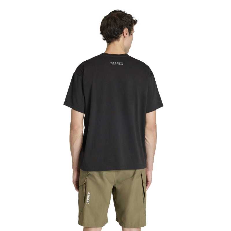 Adidas Terrex Rocks Logo Graphic Siyah Erkek Tshirt - 2