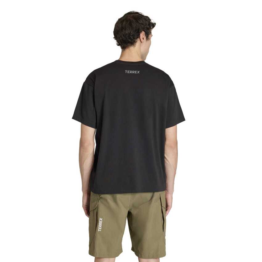 Adidas Terrex Rocks Logo Graphic Siyah Erkek Tshirt - 2