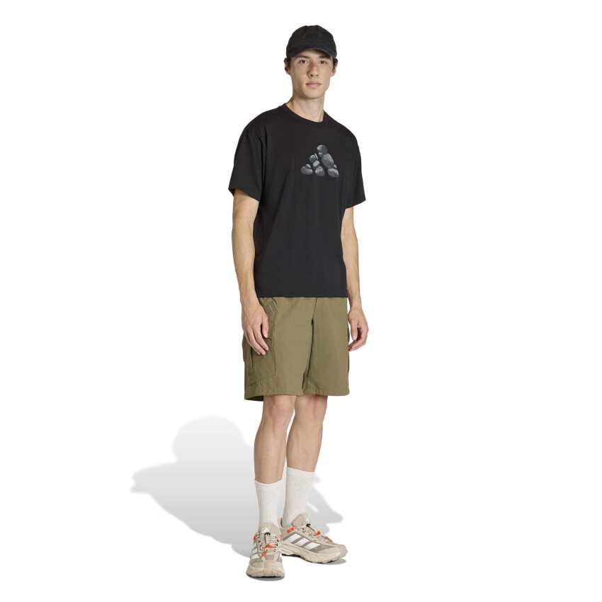 Adidas Terrex Rocks Logo Graphic Siyah Erkek Tshirt - 3