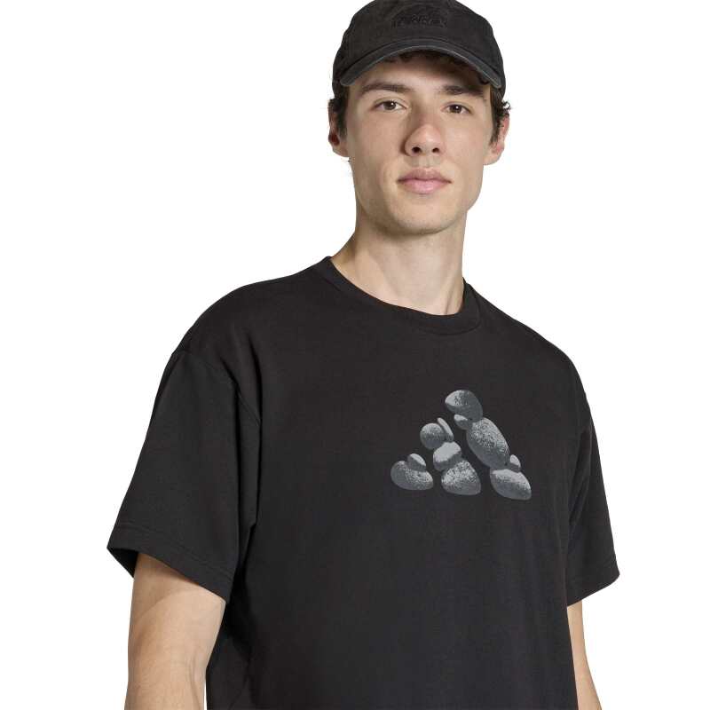 Adidas Terrex Rocks Logo Graphic Siyah Erkek Tshirt - 4