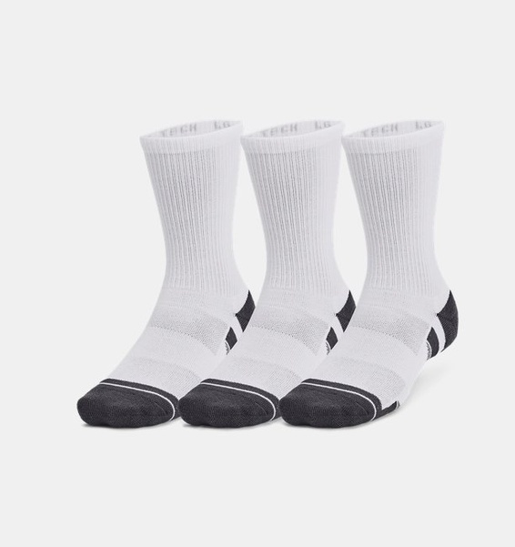 Under Armour UA Performance Tech 3pk Crew Beyaz Unisex Çorap - 3
