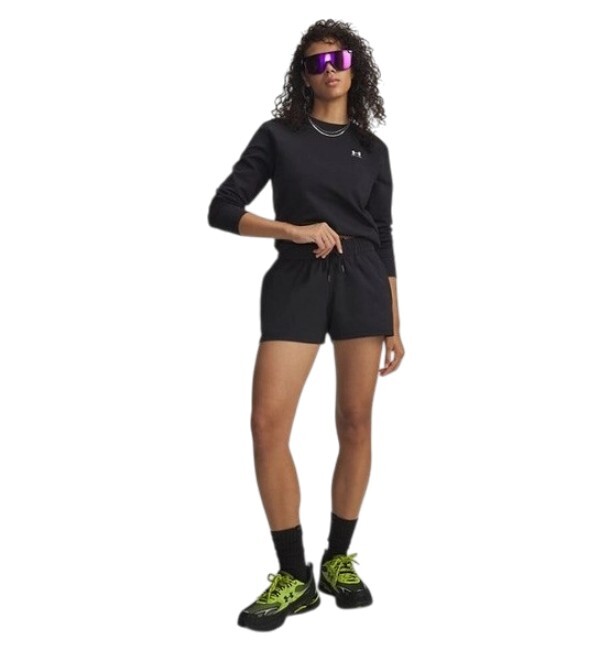 Under Armour UA Sport Terry Short Siyah Kadın Şort - 3