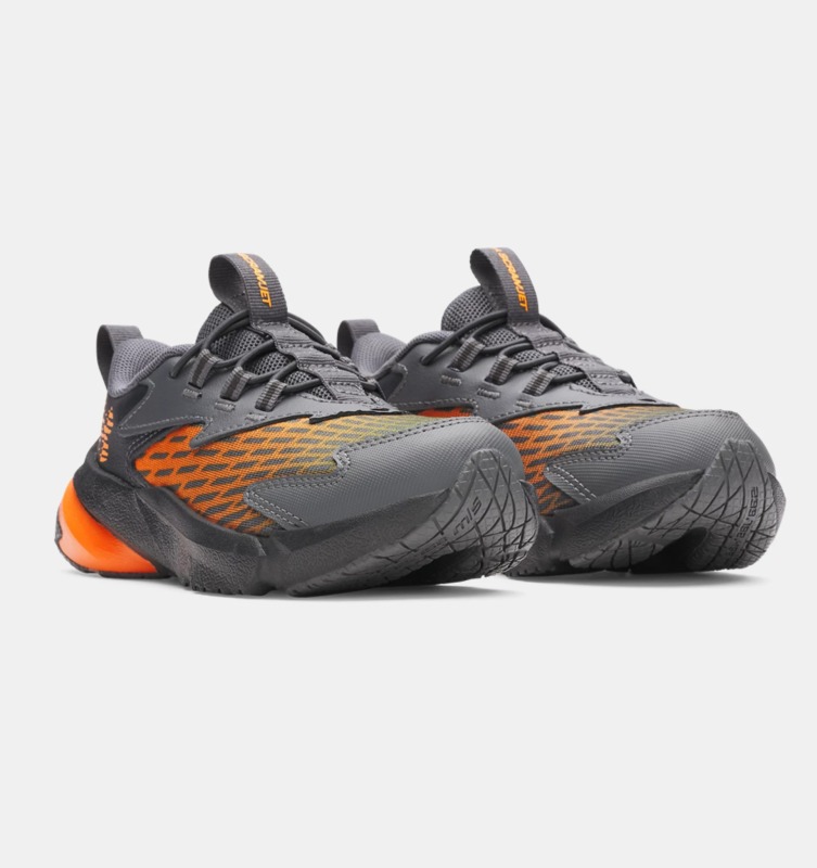 Under Armour BPS Scramjet 9 Antrasit Çocuk Günlük Ayakkabı - 4