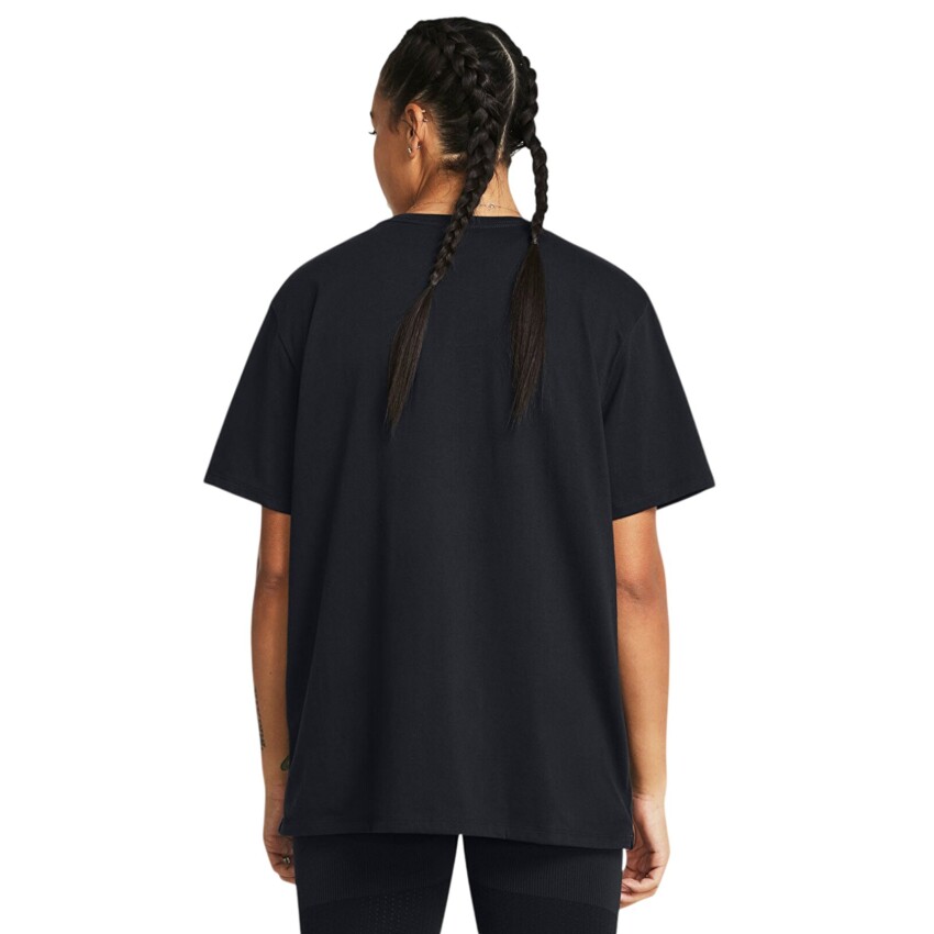 Under Armour Campus Oversize SS Siyah Kadın Tshirt - 2