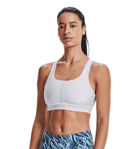 Under Armour Crossback Mid Beyaz Kadın Bra - Under Armour