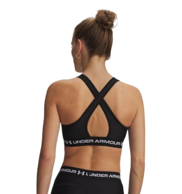 Under Armour Crossback Mid Bra Siyah Kadın Bra - 2