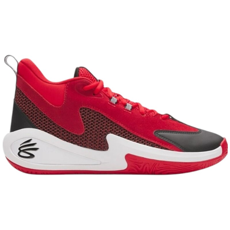 Under Armour CURRY 3Z 25 Suede Kırmızı Erkek Basketbol Ayakkabısı - 1